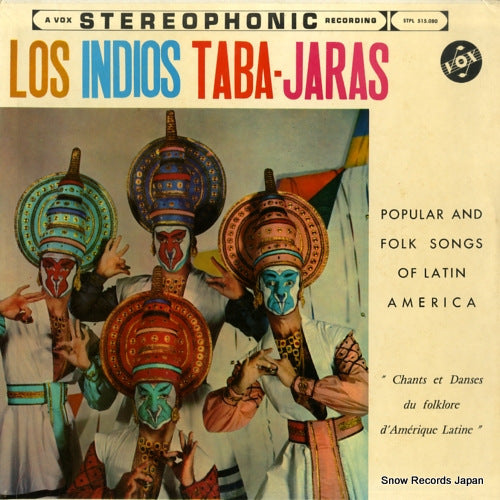 LOS INDIOS TABAJARAS popular and folk songs of latin america STPL515.080