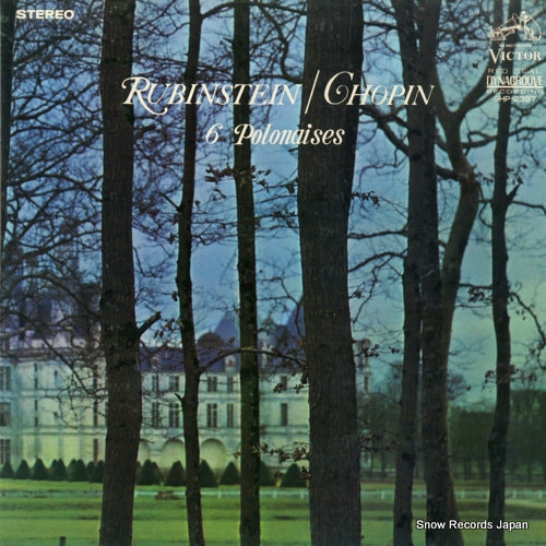 RUBINSTEIN, ARTUR chopin; 6 polonaises SHP-2397