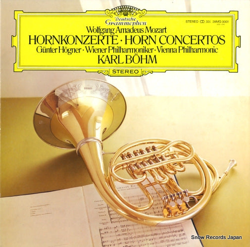 BOHM, KARL mozart; horn concertos 28MG0001
