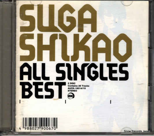 SUGA, SHIKAO all singles best AUCK-18014