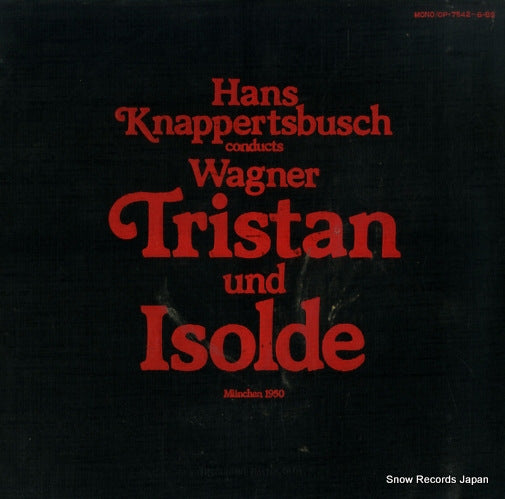 KNAPPERTSBUSCH, HANS wagner; tristan und isolde OP-7542
