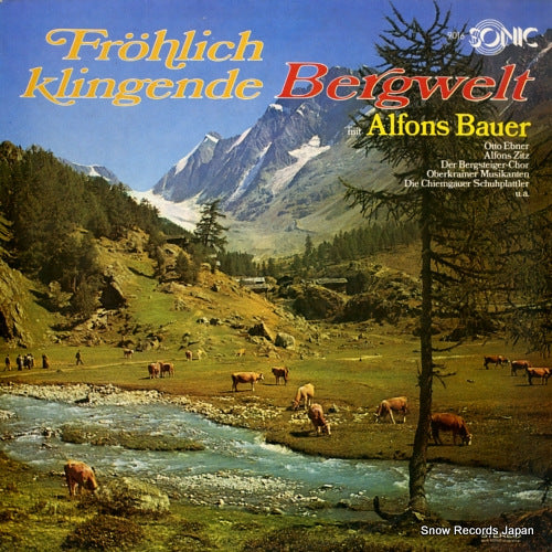 BAUER, ALFONS frohlich klingende bergwelt SONIC9016
