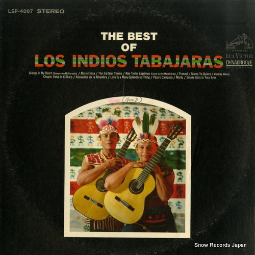 LOS INDIOS TABAJARAS the best of los indios tabajaras LSP-4007