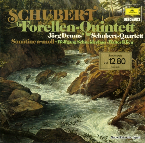 SCHNEIDERHAN, WOLFGANG schubert; forellen-quintett 2535225