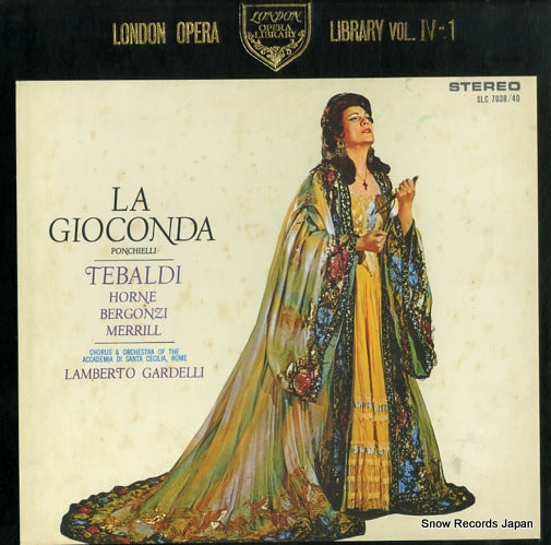 GARDELLI, LAMBERTO ponchielli; la gioconda SLC7038