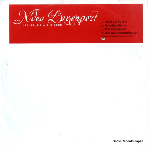 DAVENPORT, N'DEA underneath a red moon VVR5003106P