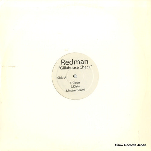 REDMAN gillahouse check GILLA-RED