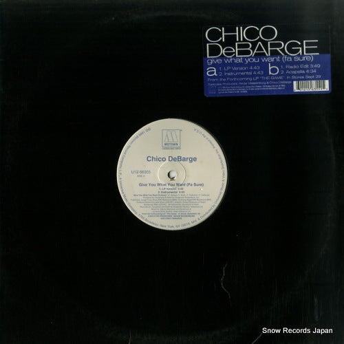DEBARGE, CHICO give what you wand (fa sure) U12-56355