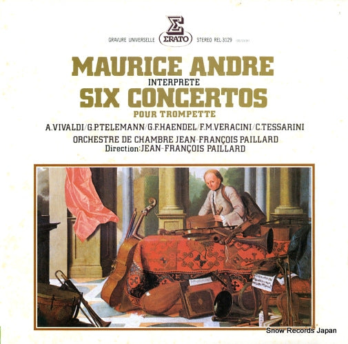 ANDRE, MAURICE six concertos pour trompette REL-3129