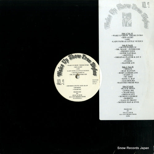 SWAY AND KING TECH wake up show free styles vol.#1 WUP-001