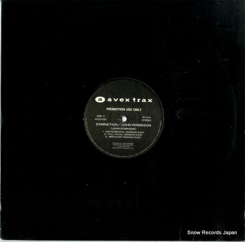 ROBINSON, JOHN / DIGITAL VOLCANO damnation/explosion AVJS-1020