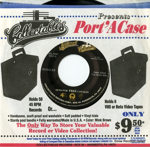 BUGGLES / CHARLIE DORE video killed the radio star / pilot of the airwaves COL2600