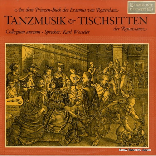 COLLEGIUM AUREUM tanzmusik & tischsitten der renaissance HWS316101