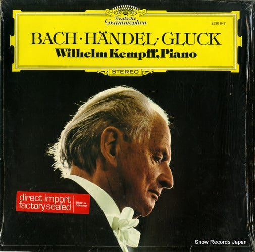 KEMPFF, WILHELM werke von bach, handel, gluck 2530647