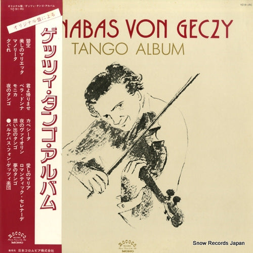 GECZY, BARNABAS VON tango album YZ-91-RC