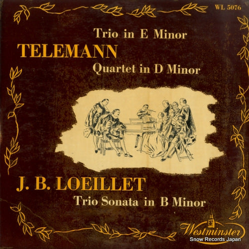 V/A teleman; trio in e minor / quartet in d minor WL5076