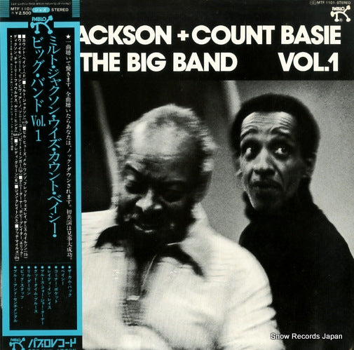 JACKSON, MILT, WITH COUNT BASIE milt jackson + count basie + the big band vol.1 MTF1101