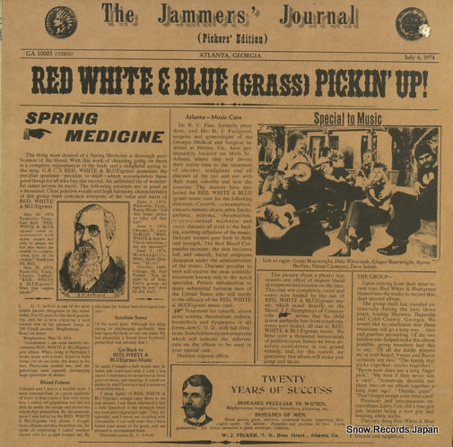 RED, WHITE AND BLUE (GRASS) pickin' up GA-10003