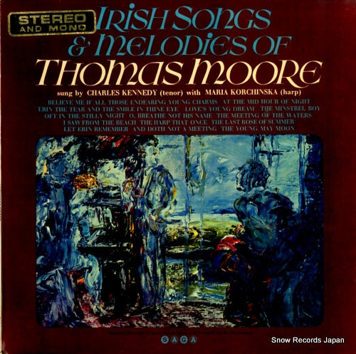 KENNEDY, CHARLES irish songs & melodies of thomas moore STXID5247