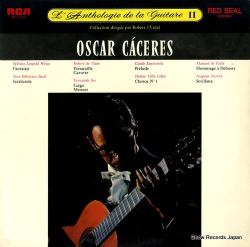 CACERES, OSCAR l'anthologie de la guitare ii SRA-2762
