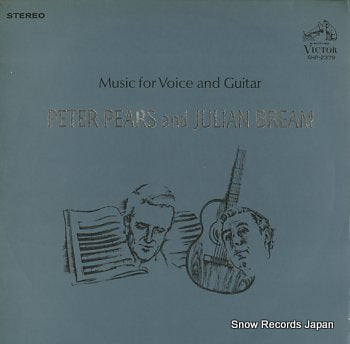 PEARS, PETER, AND JULIAN BREAM music for voice and guita SHP-2379