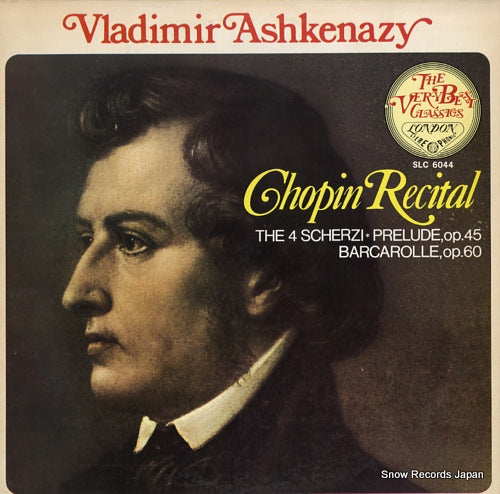 ASHKENAZY, VLADIMIR chopin recital SLC6044