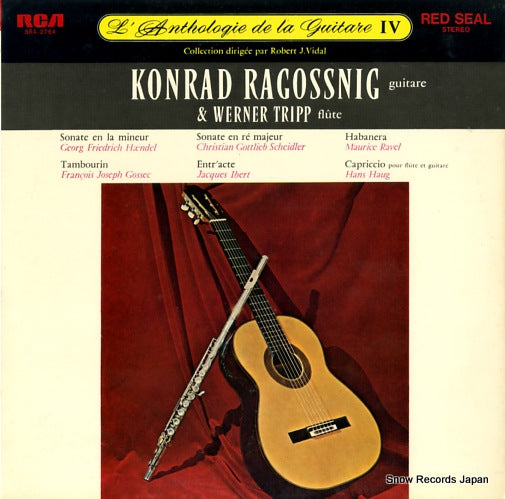 RAGOSSNIG, KONRAD l'anthologie de la guitare iv SRA-2764