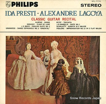 PRESTI, IDA AND ALEXANDRE LAGOYA classic guitar recital SFL-7770