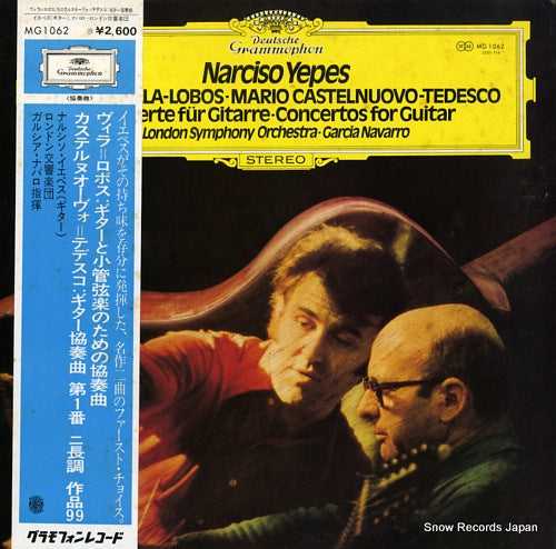 YEPES, NARCISO concertos for guitar MG1062