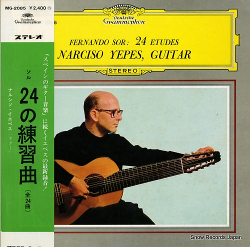 YEPES, NARCISO fernando sor; 24 etudes MG-2085