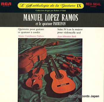 LOPEZ RAMOS, MANUEL l'anthologie de la guitare ix SRA-2769