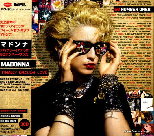 MADONNA finally enough love 50 number ones WPCR-18532