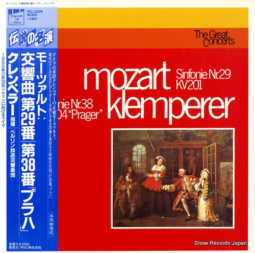 KLEMPERER, OTTO mozart; symphonie nr.29 & nr.38 "prager" RCL-3309