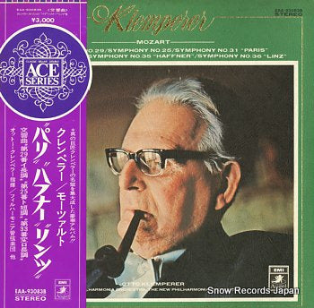 KLEMPERER, OTTO mozart; symhpny no.29, 25, 31"paris", 33 EAA-93083B