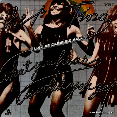 TURNER, IKE AND TINA what you hear is what you get live at carnegie hall LP-93009B