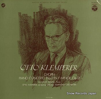 KLEMPERER, OTTO chopin; piano concerto no.2 TD-3023-VX
