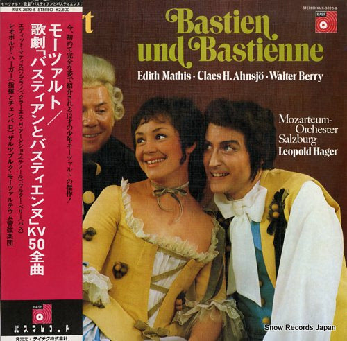HAGER, LEOPOLD mozart; bastien und bastienne KUX-3020-B