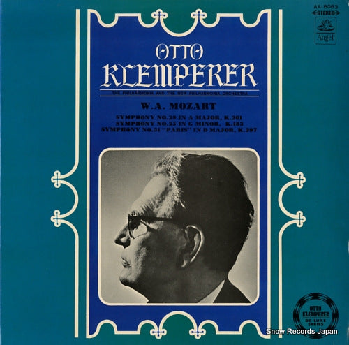 KLEMPERER, OTTO mozart; symphony no.29 no.25 no.31 paris AA.8083