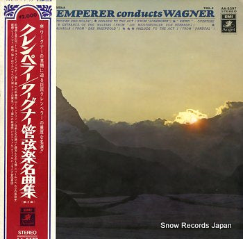 KLEMPERER, OTTO otto klemperer conducts wagner AA-8597