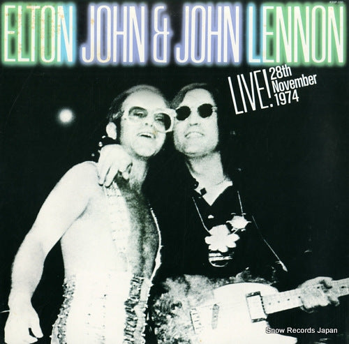 JOHN, ELTON, AND JOHN LENNON 28th november 1974 K28P-200