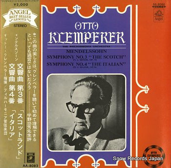 KLEMPERER, OTTO mendelssohn; symphony no.3 "the scotch" AA.8082