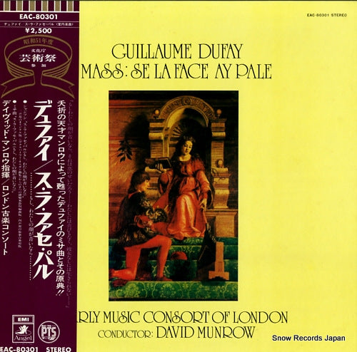 MUNROW, DAVID dufay; mass-se la face ay pale EAC-80301