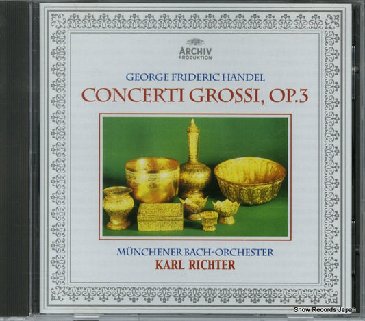 RICHTER, KARL handel; concerti grossi, op.3 UCCA-3199