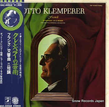 KLEMPERER, OTTO franck; symphony in d minor EAC-40068