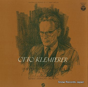 KLEMPERER, OTTO beethoven; symphony no.6 pastoral DXM-168-VX