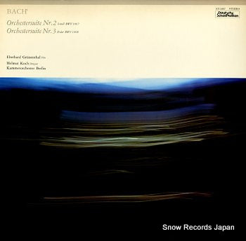 KOCH, HELMUT bach; orchestersuite nr.2, nr.3 ET-1007
