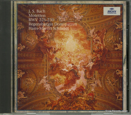 SCHNEIDT, HANNS-MARTIN bach; motetten bwv225-230 POCA-3082