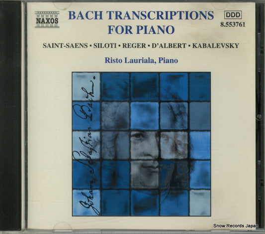 LAURIALA, RISTO bach transcriptions for piano 8.553761