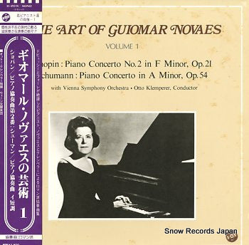 NOVAES, GUIOMAR art of guiomar novaes vol.1 (chopin/schuman; piano concert ), the H-4951V