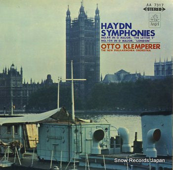 KLEMPERER, OTTO haydn; symphonies no.88 &104 AA7317